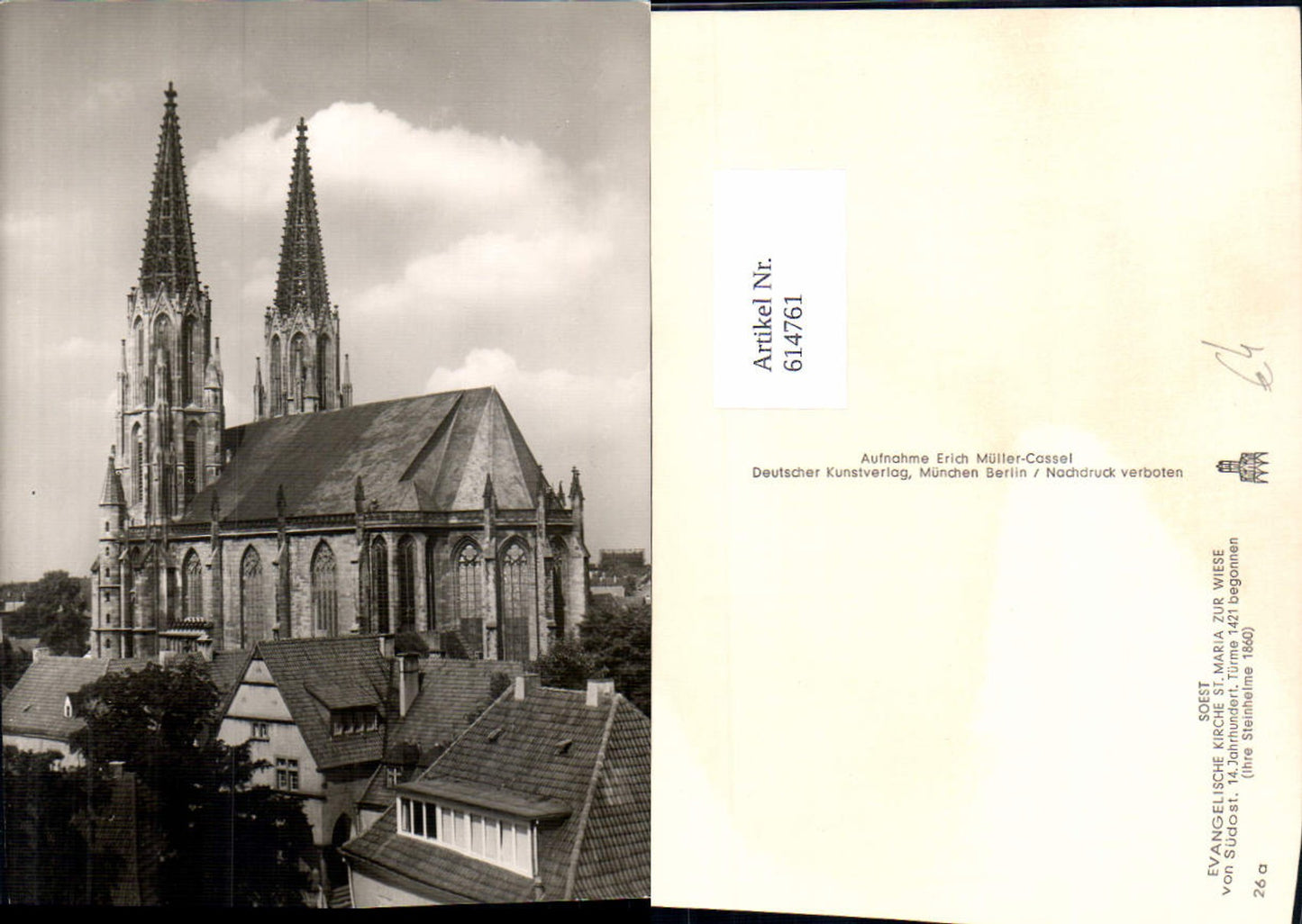 614761,Soest Evangelische Kirche St Maria zur Wiese