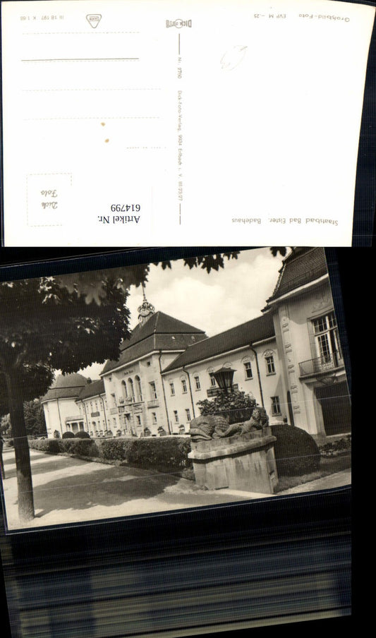 614799,Foto Ak Bad Elster Badehaus Staatsbad