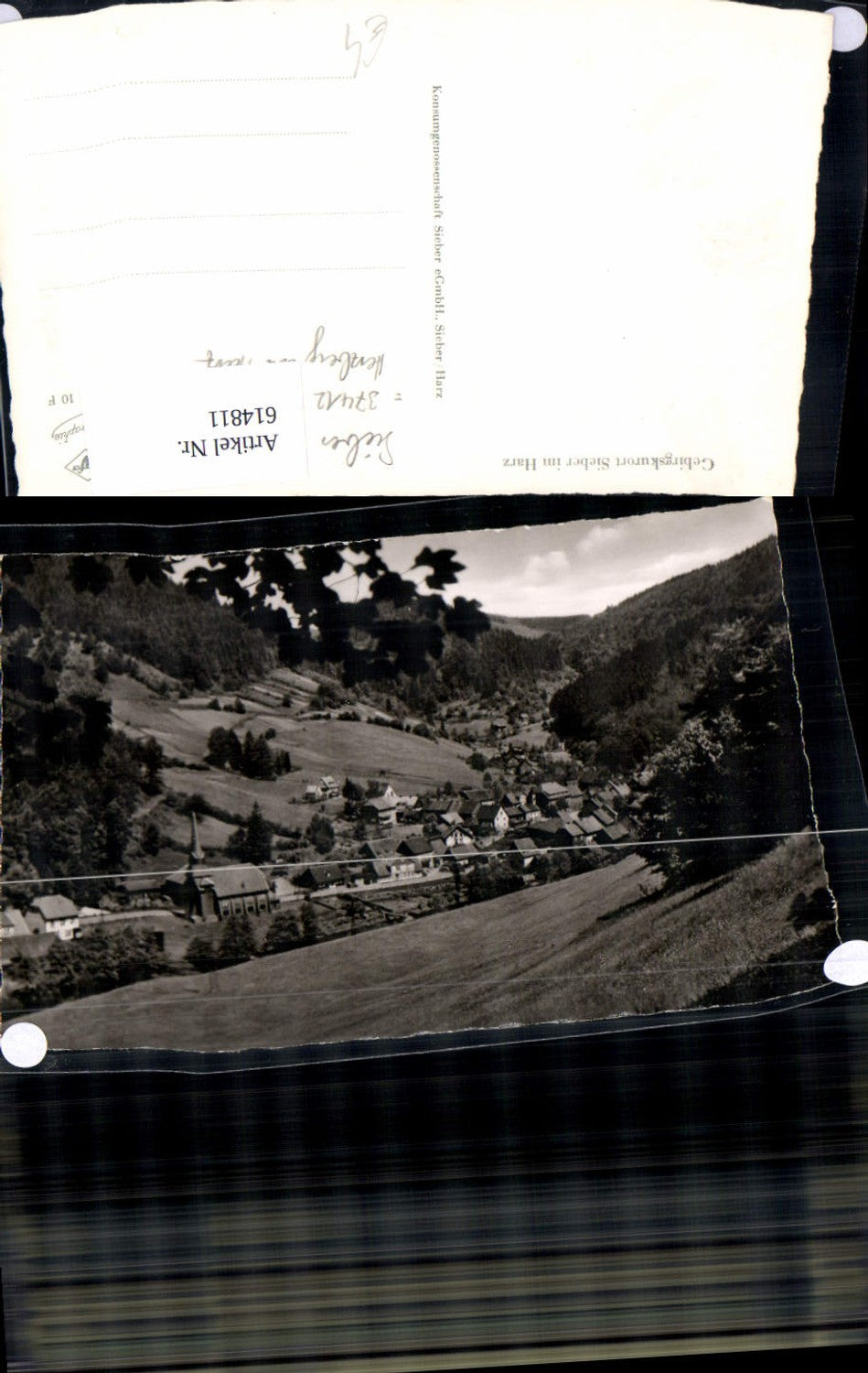 614811,Foto Ak Sieber i. Harz Herzberg am Harz Ansicht