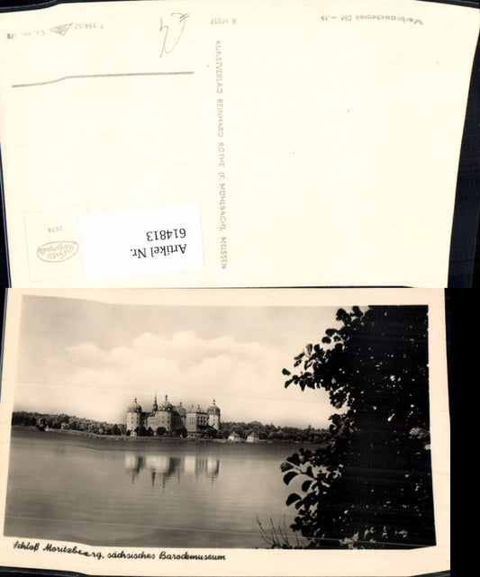 614813,Foto Ak Moritzburg Schloss Moritzburg Dresden