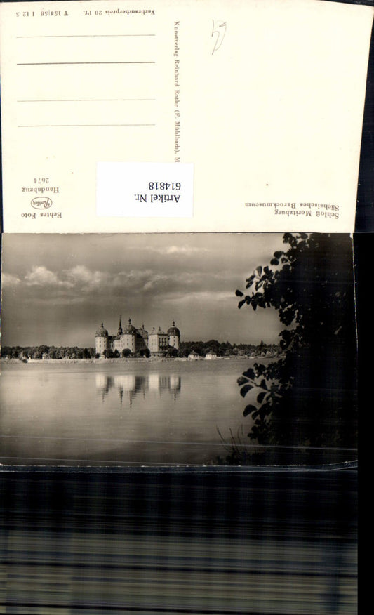 614818,Foto Ak Moritzburg Schloss Moritzburg