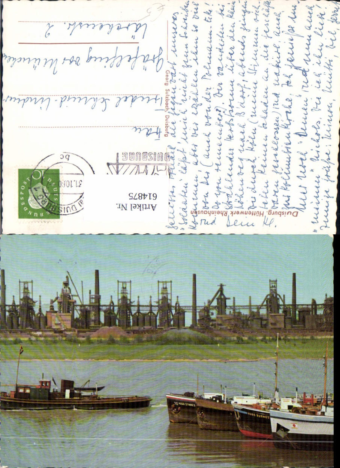 614875,Duisburg Hüttenwerk Rheinhausen Bergbau