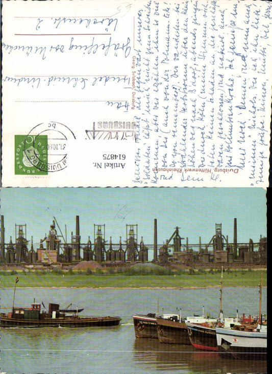 614875,Duisburg Hüttenwerk Rheinhausen Bergbau