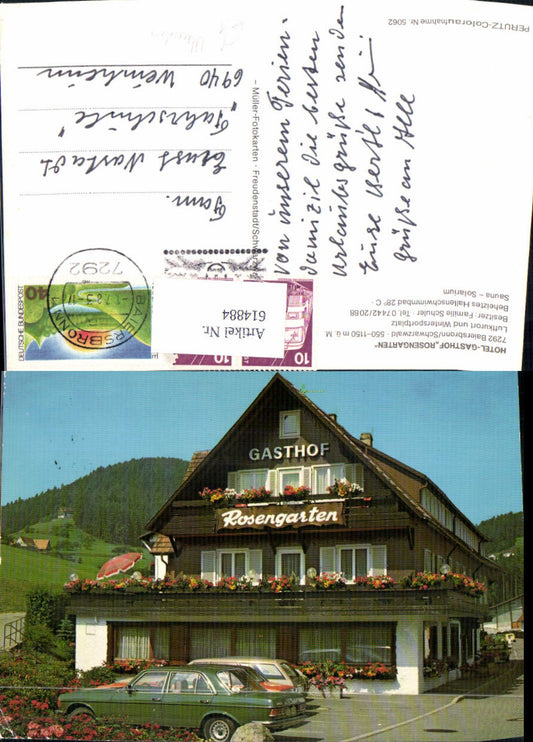 614884, Baiersbronn Black Forest Hotel Gasthof Rosengarten Car Mercedes