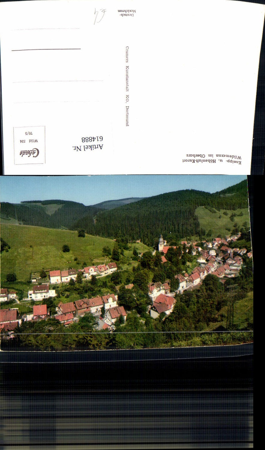 614888,Luftbild Wildemann i. Oberharz Ansicht