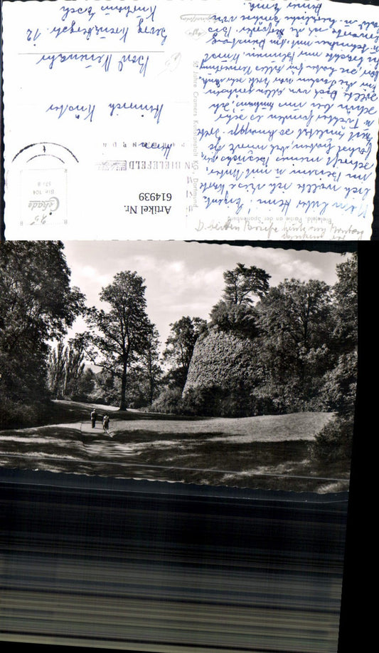 614939,Foto Ak Bielefeld Partie a. d. Sparrenburg