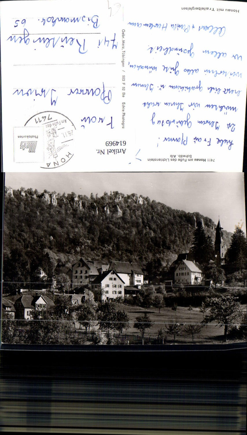 614969,Honau a. Fuße d. Lichtenstein Schwäbisch Alb