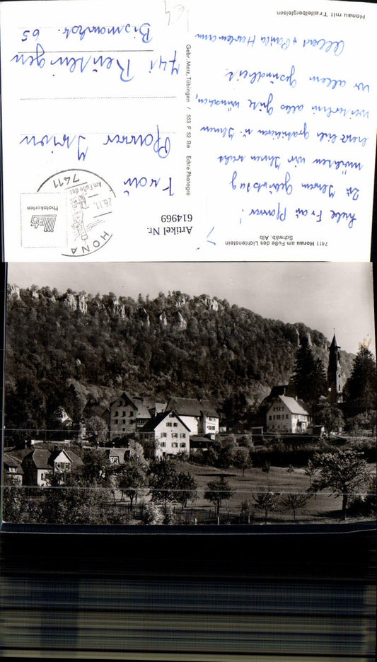 614969, Honau at the foot of the Lichtenstein, Swabian Alb
