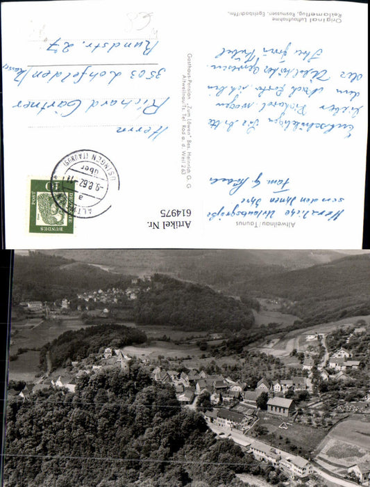 614975,Foto Ak Luftbild Altweilnau Weilrod Taunus