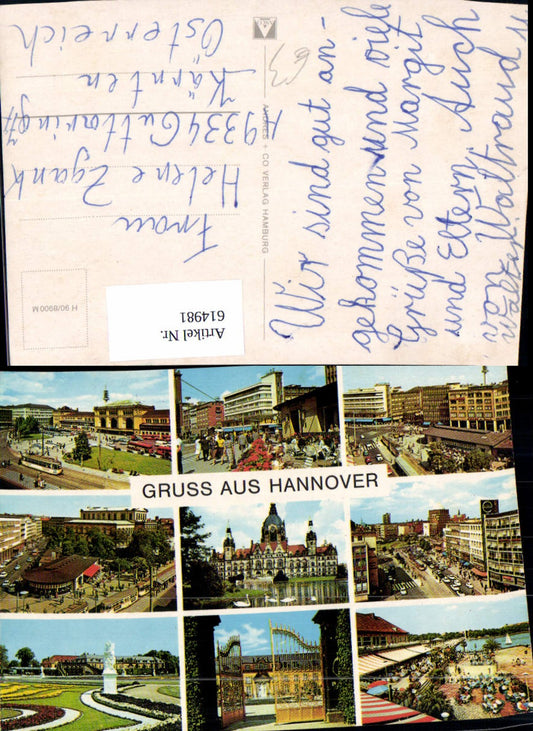 614981,Mehrbild Ak Hannover Bahnhof Schloss Herrenhausen