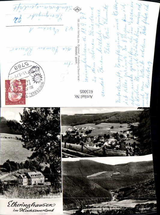 615005,Mehrbild Ak Elkeringhausen i. Hochsauerland Winterberg
