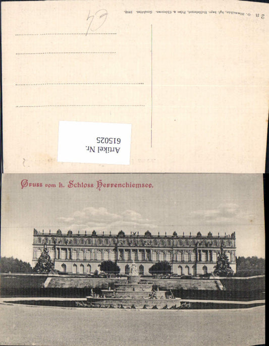 615025, Herrenchiemsee Palace, Municipality of Chiemsee