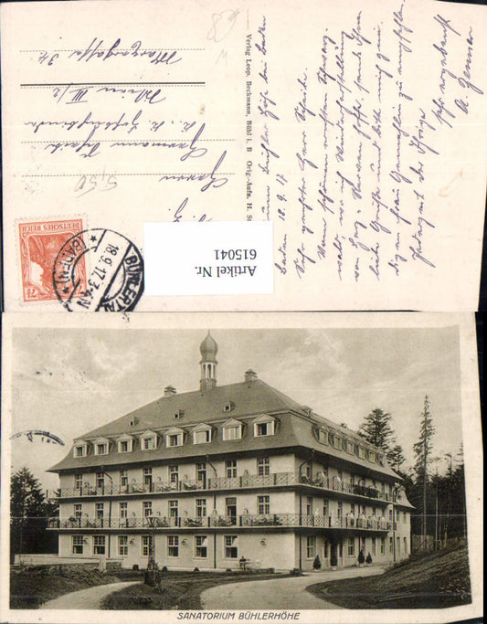 615041, Sanatorium Bühlerhöhe Bühl Baden