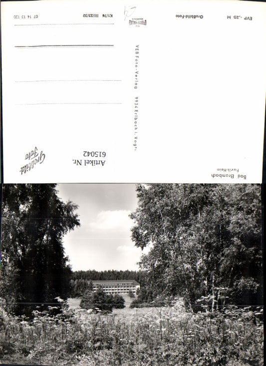 615042,Foto Ak Bad Brambach Fucik Heim