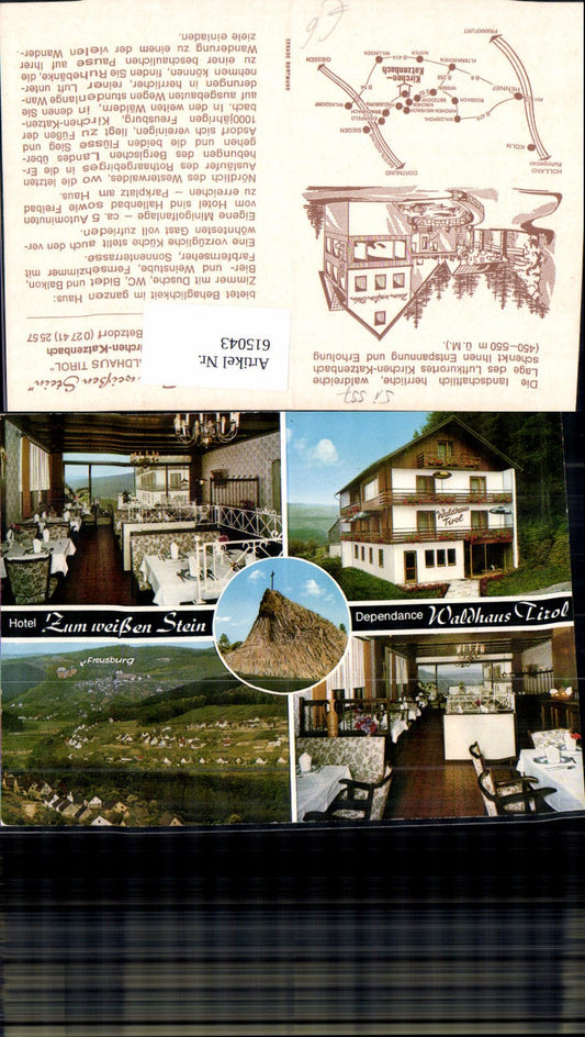 615043,Mehrbild Ak Kirchen Sieg Katzenbach Hotel Zum weißen Stein Dependance Waldhaus Tirol