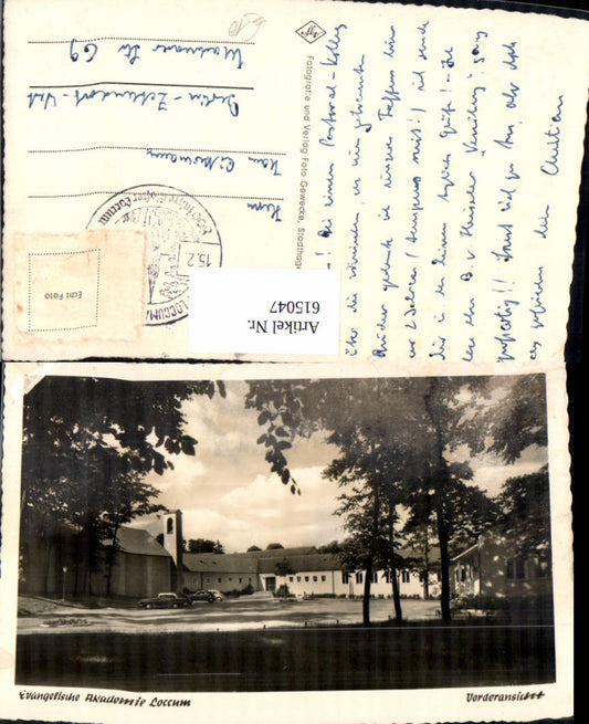 615047,Foto Ak Rehburg-Loccum Evangelische Akademie Loccum Vorderansicht