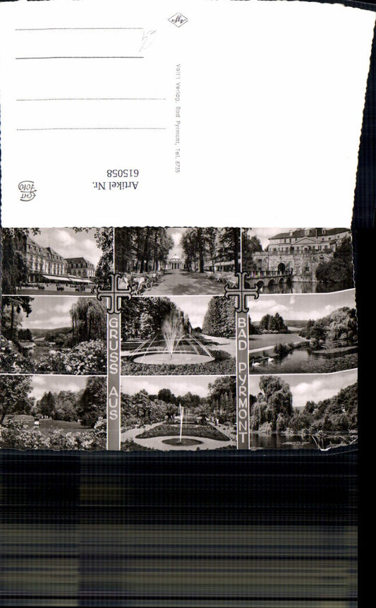 615058,Mehrbild Ak Bad Pyrmont Brunnen Kurhaus