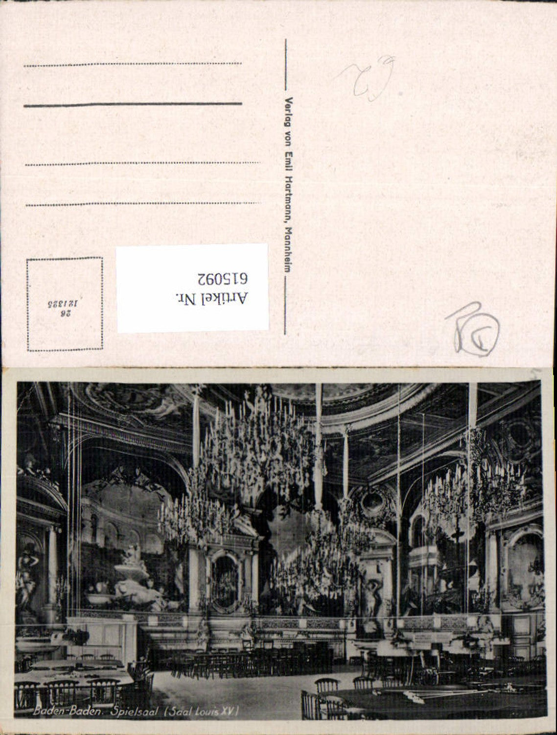 615092,Baden-Baden Spielsaal Kasino Casino