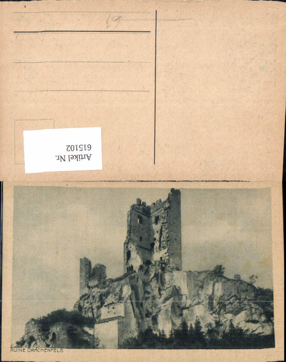 615102,Ruine Drachenfels Königswinter
