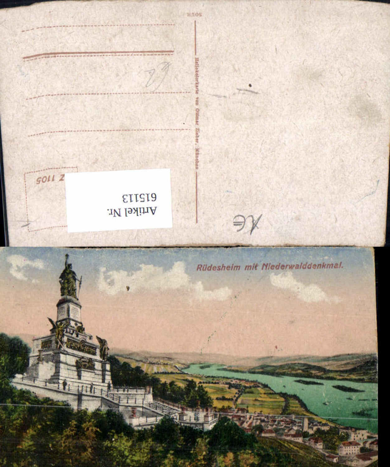 615113,Rüdesheim am Rhein Nationaldenkmal Niederwald Niederwalddenkmal