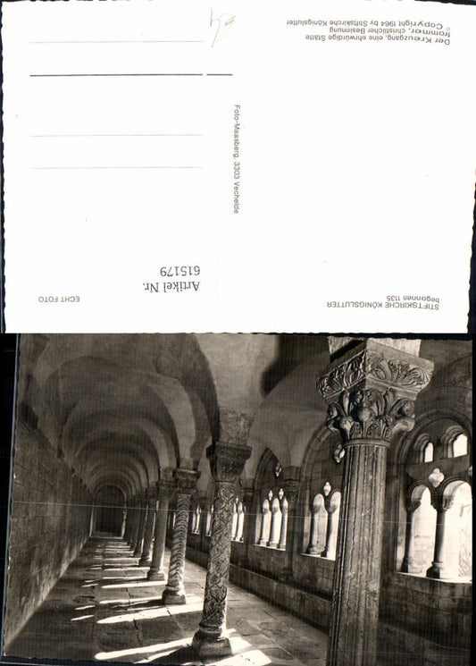 615179,Foto Ak Stiftskirche Königslutter am Elm Kreuzgang