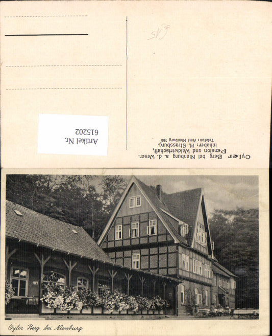 615202,Oyler Berg b. Nienburg a. d. Weser Pension u. Waldwirtschaft