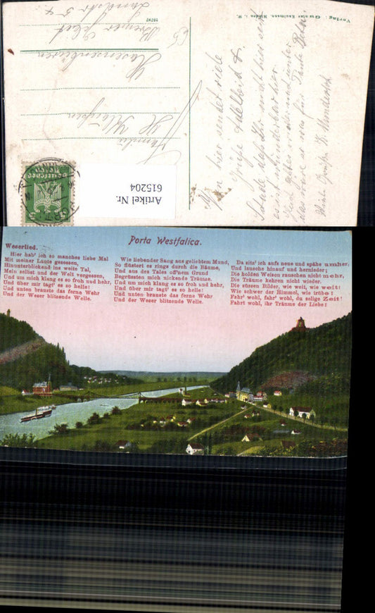615204,Stadt Porta Westfalica Weserlied Text