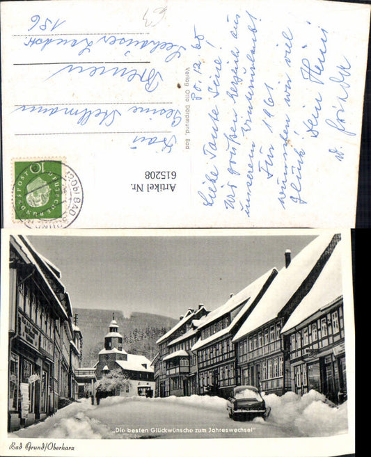 615208,Bad Grund Oberharz Harz Winteransicht Neujahr