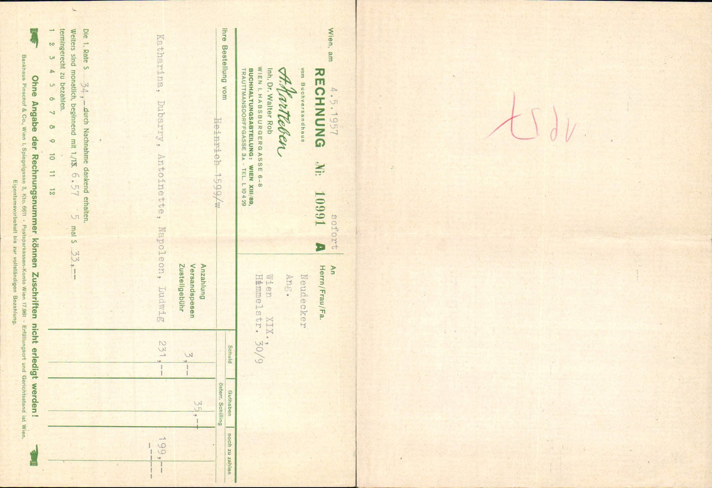 Alte Ansichtskarte – Old Postcard