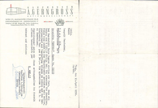 Alte Ansichtskarte – Old Postcard