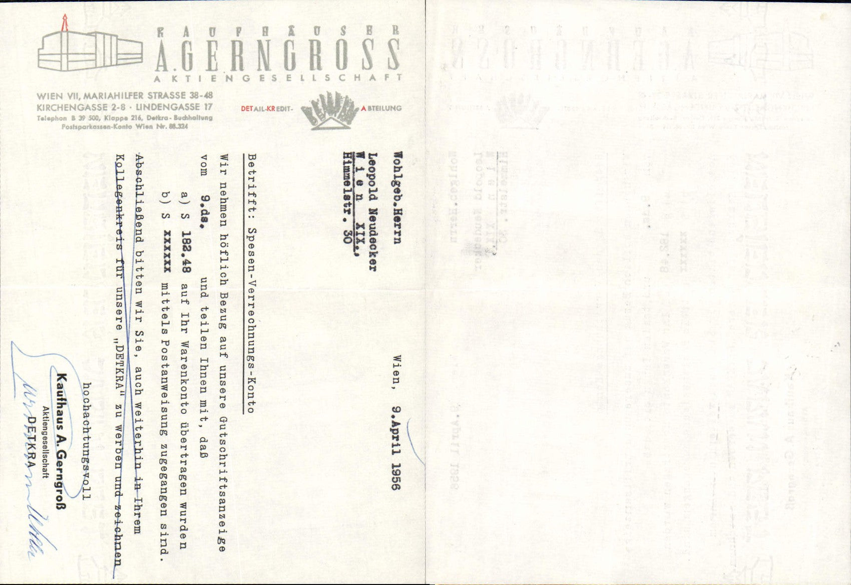 Alte Ansichtskarte – Old Postcard