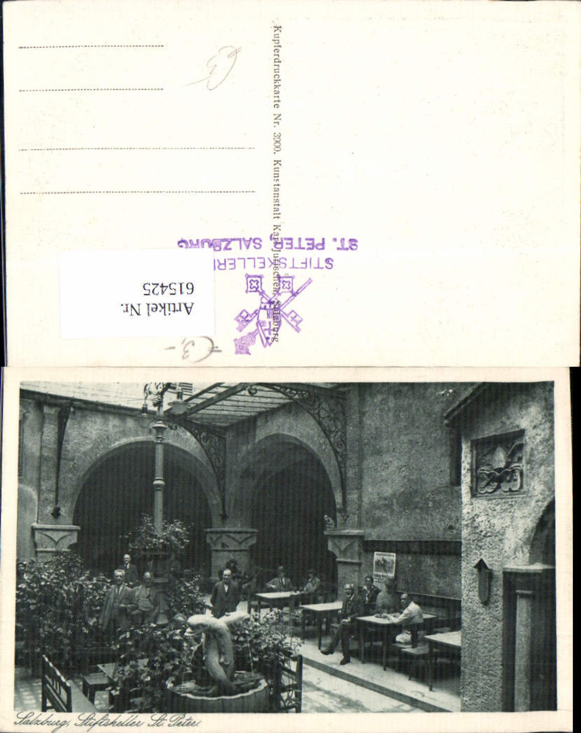 615425, Salzburg St. Peter Stiftskeller
