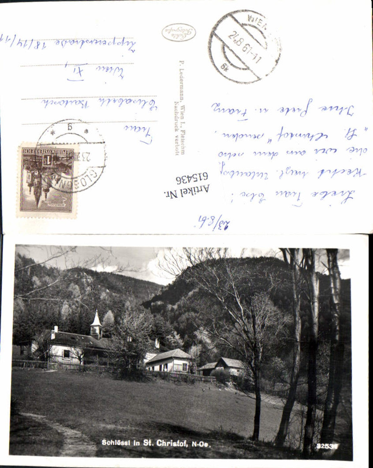 615436,Schlössl bei St. Christof Christophen a.d. Westbahn Neulengbach