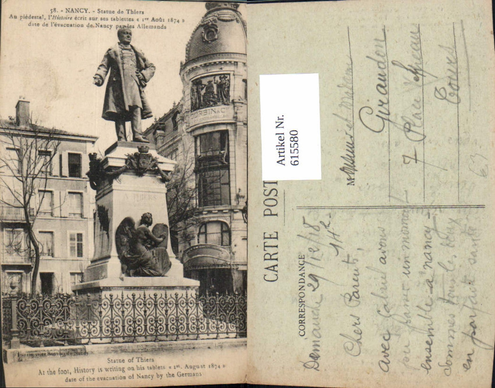 Alte Ansichtskarte – Old Postcard