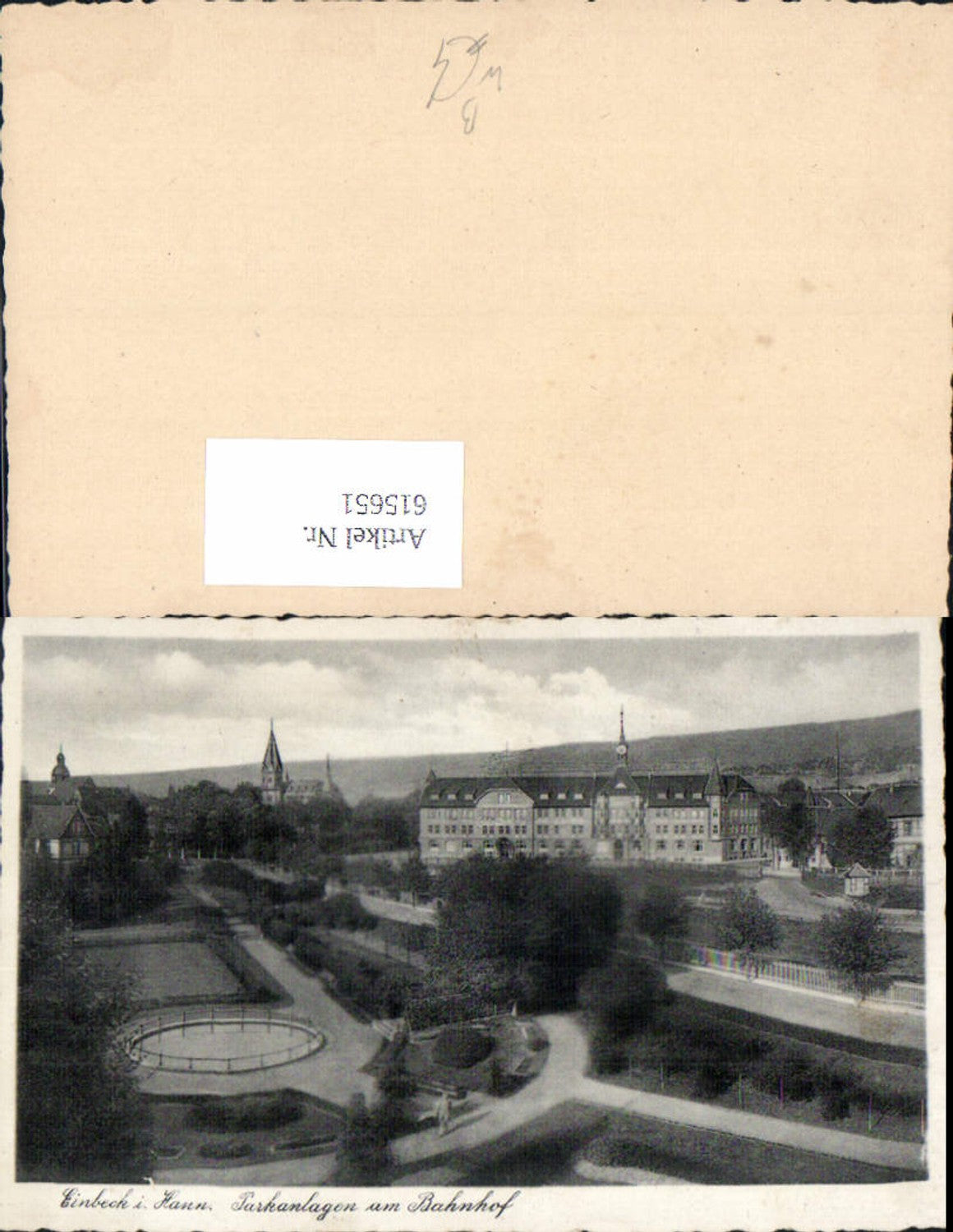 615651,Einbeck in Hann. Parkanlagen a. Bahnhof