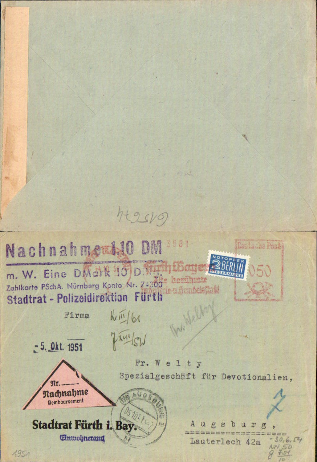 Alte Ansichtskarte – Old Postcard