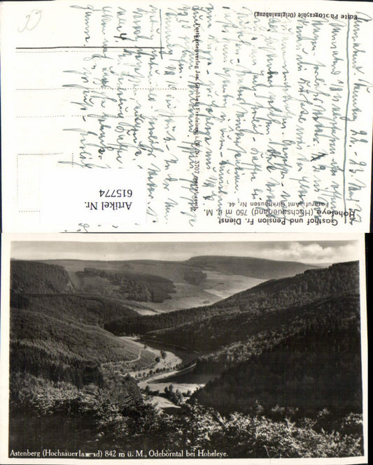 615774,Foto Ak Astenberg Winterberg Hochsauerland Odeborntal b. Hoheleye