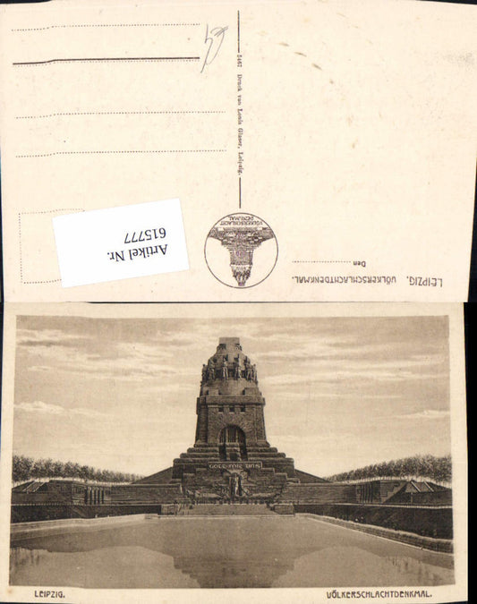615777,Leipzig Völkerschlachtdenkmal Denkmal