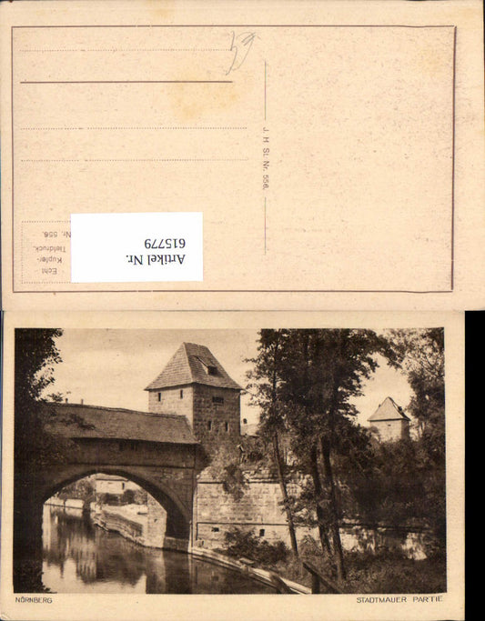 615779,Nürnberg Stadtmauer Partie