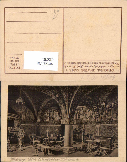 615781,Eisenach Wartburg Elisabethen-Kemenate Interieur Burg