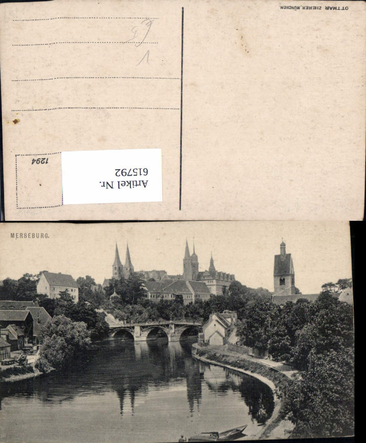 615792,Merseburg Ansicht pub Ottmar Zieher 1294