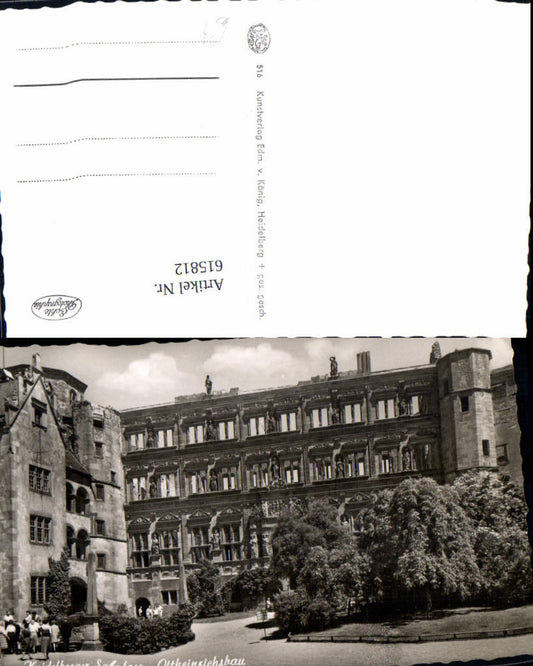615812, Photo Ak Heidelberg Castle Ottheinrich Building