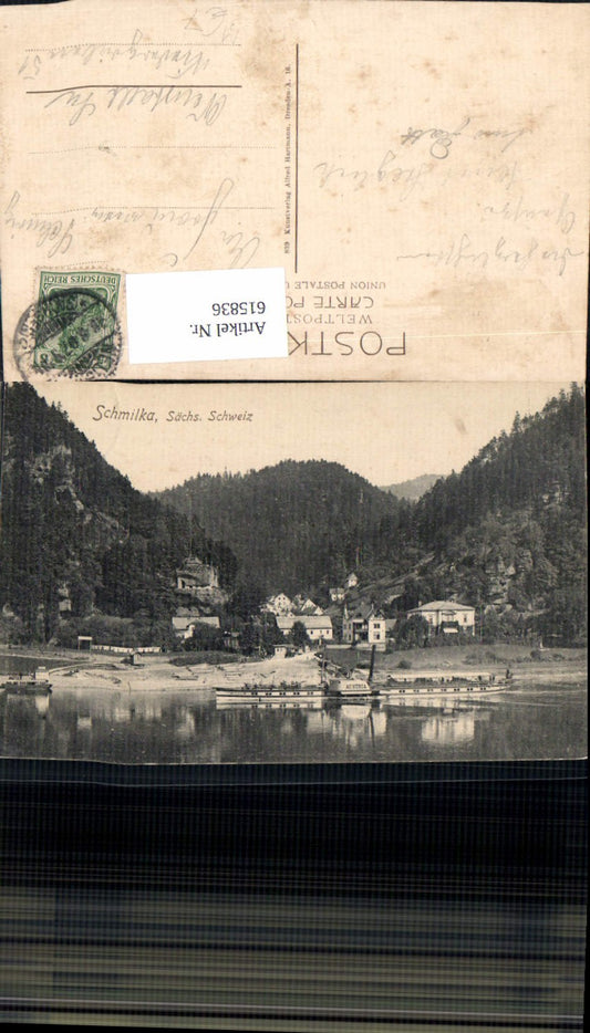 615836,Schmilka Bad Schandau Sächsische Schweiz Schiff Dampfer Austria