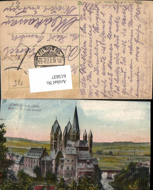 615837,Limburg a. d. Lahn Blick a. Dom u. Lahntal