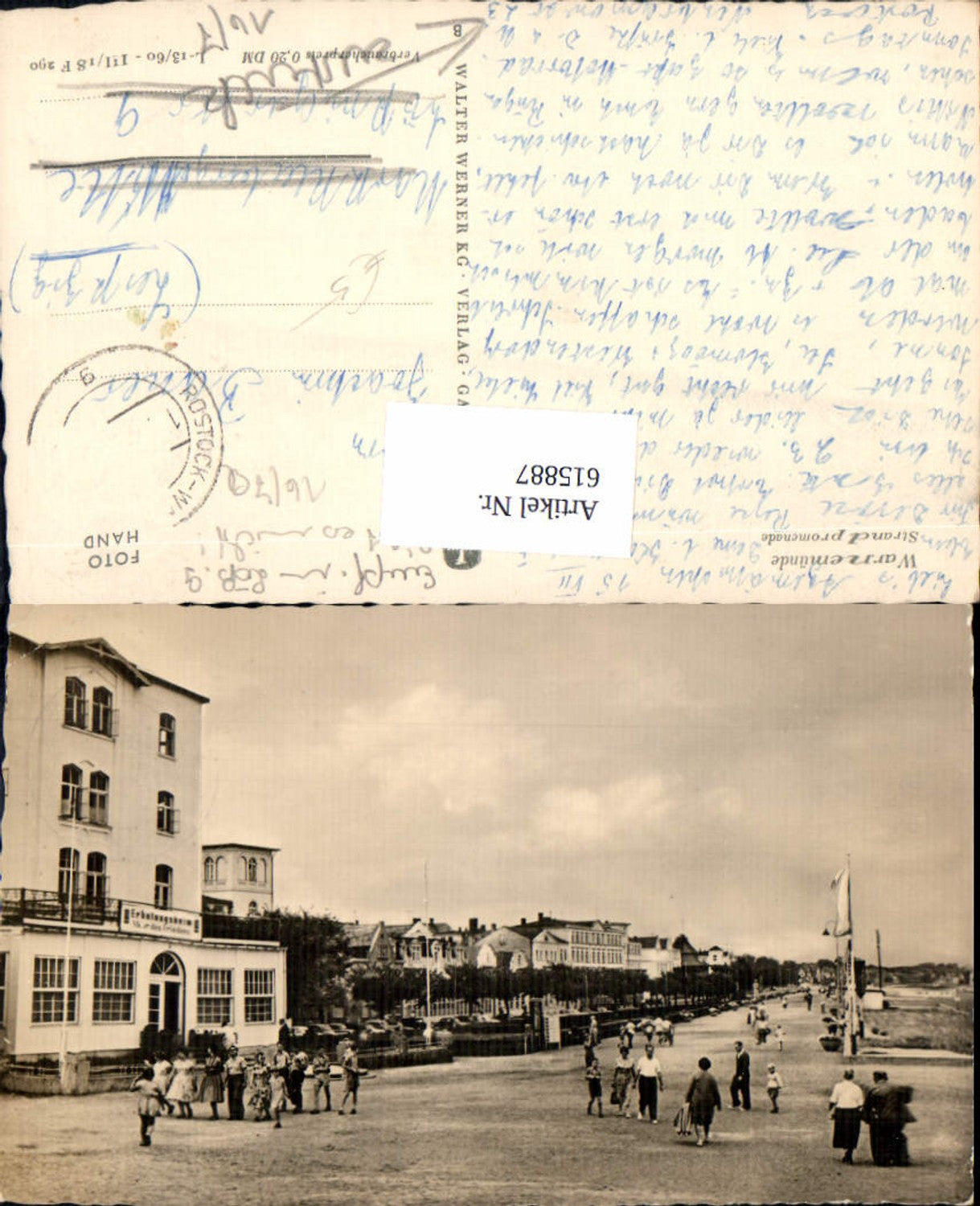 615887,Foto Ak Warnemünde Rostock