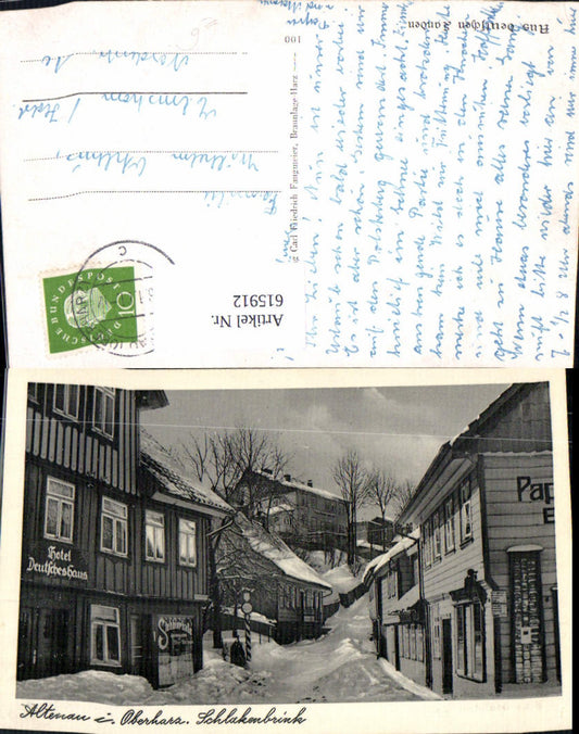 615912,Altenau i. Oberharz Schlakenbrink Winteransicht Clausthal-Zellerfeld