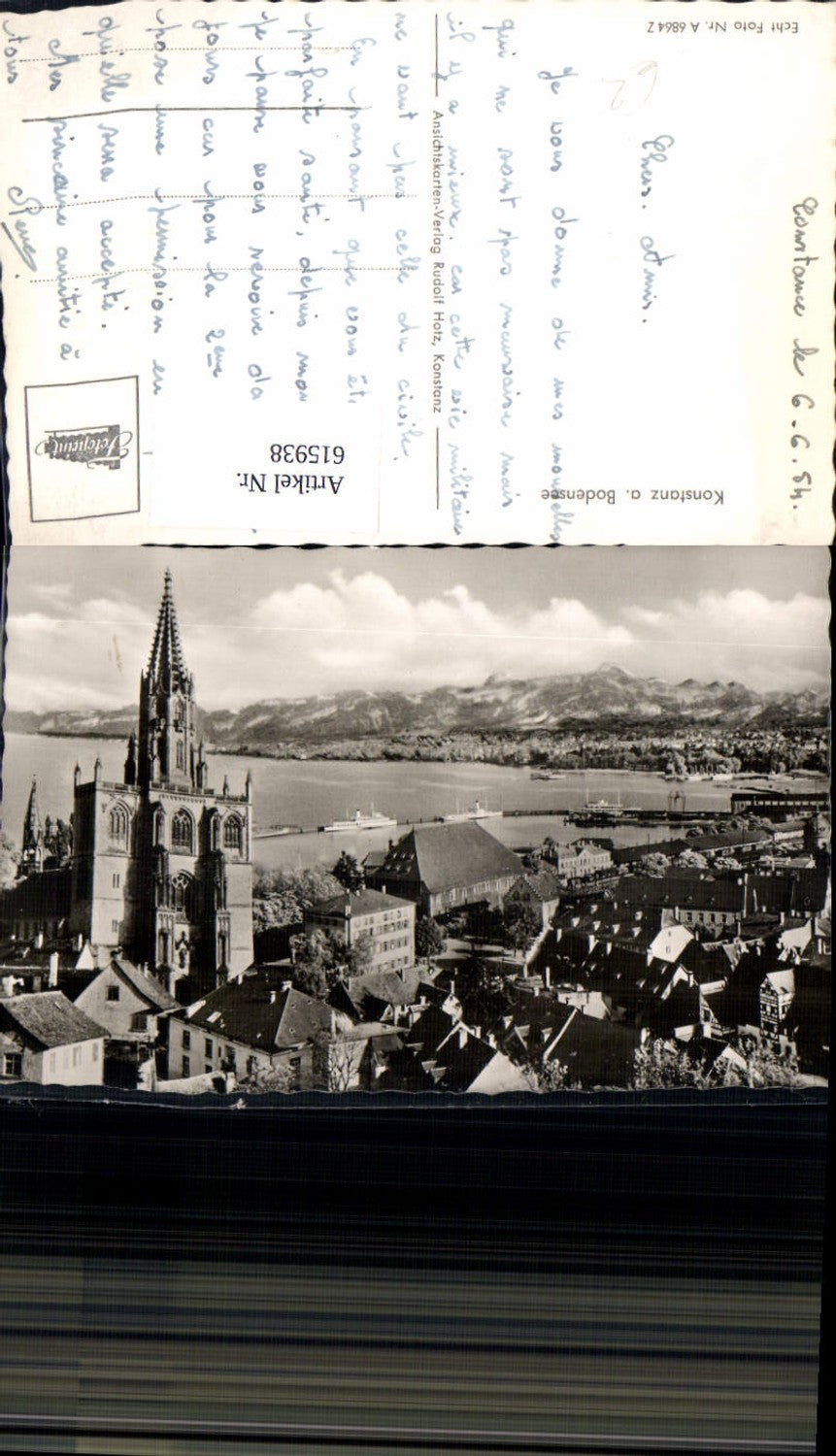 615938,Foto Ak Konstanz a. Bodensee Ansicht