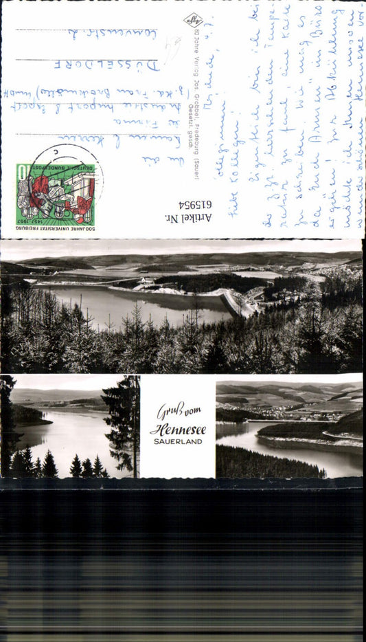 615954,Mehrbild Ak Hennesee Sauerland Meschede