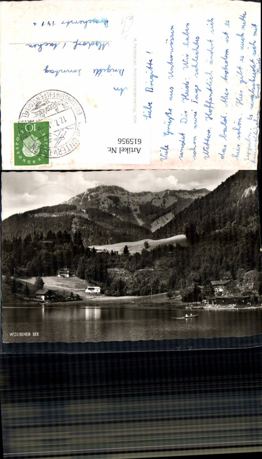 615956,Unterwössen Wössener See Ruderboot Boot