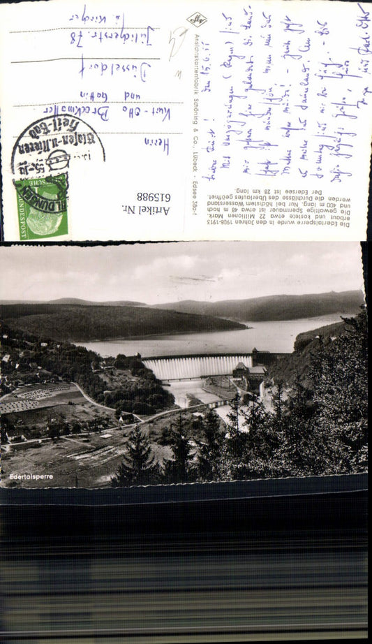 615988,Edertalsperre Talsperre Edersee Stadt Waldeck